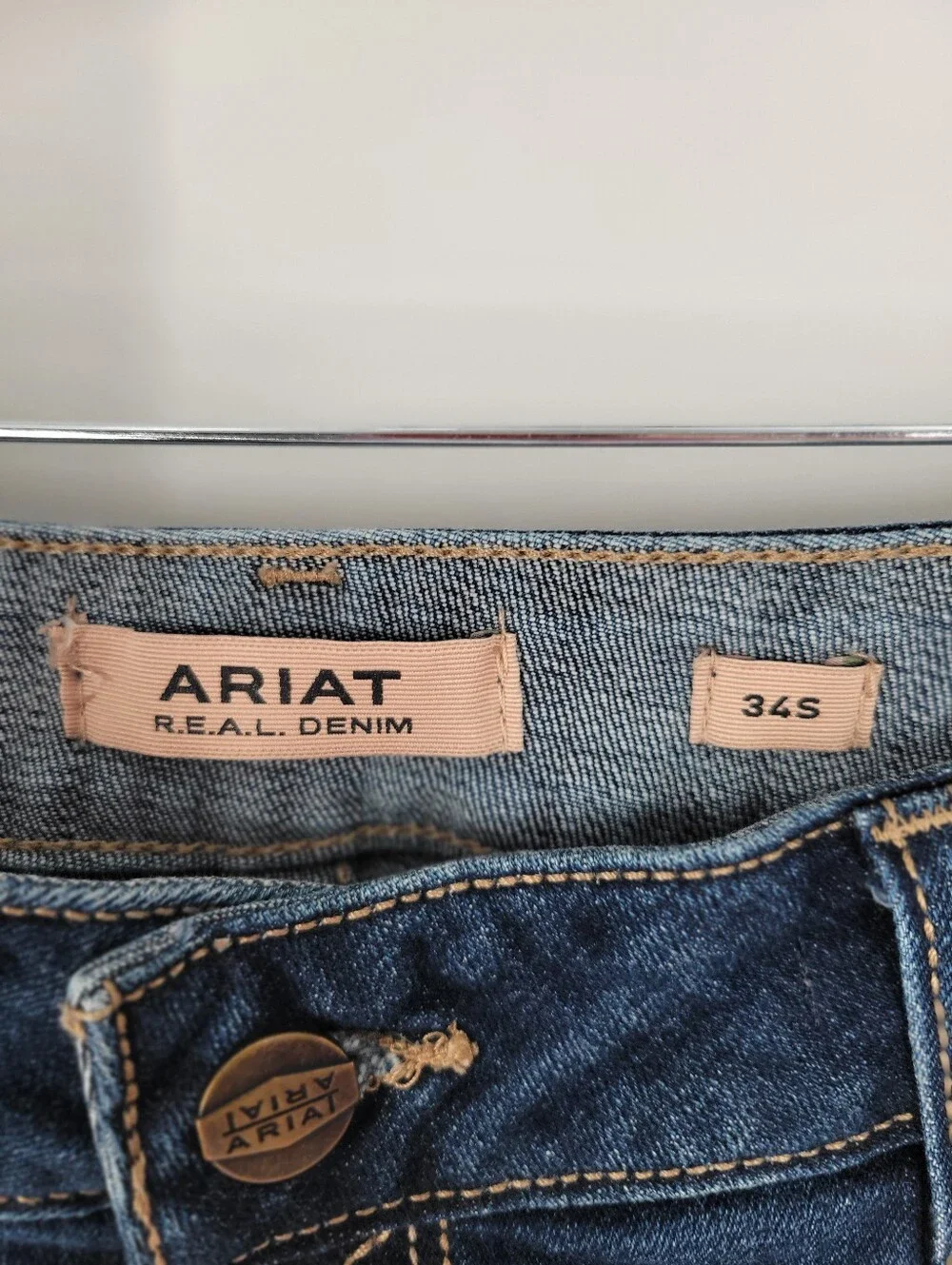 Ariat Women's Medium Blue Bootcut Jeans Size 34S